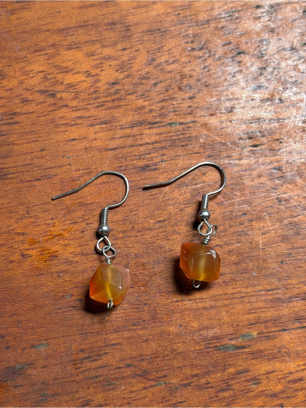 Minimalist  Carnelian Drop Earrings - Women Jewelry